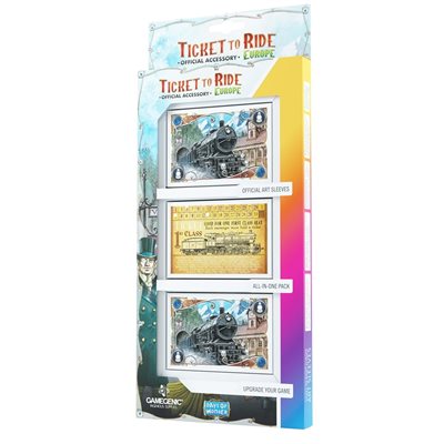 TICKET TO RIDE EUROPE EXPANSION: ART SLEEVES (152)