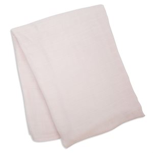 SWADDLE BLANKET BAMBOO COTTON PINK