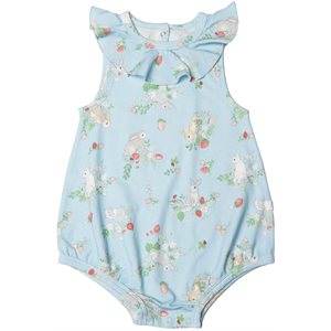 TAILLEUR BULLE FILLE A VOLATS SOME BUNNY LOVES YOU 3-6M